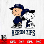 Akron Zips Charlie Brown Snoopy Champions Svg Eps Dxf Png File, NCAA svg , Digital Download , Instant Download, Cricut File
