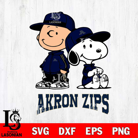Akron Zips Charlie Brown Snoopy Champions Svg Eps Dxf Png File, NCAA svg , Digital Download , Instant Download, Cricut File