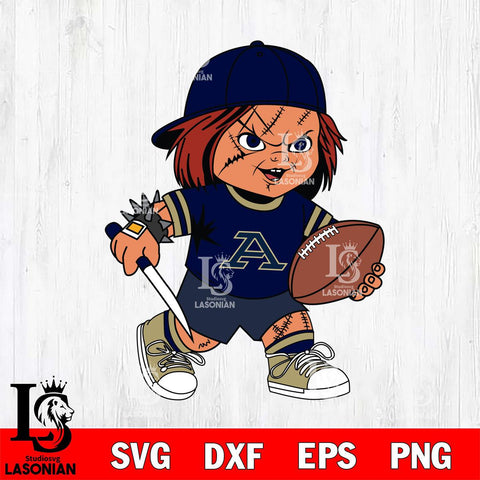 Akron Zips Chucky Horror 10 Svg Eps Dxf Png File, NCAA svg, Digital Download, Instant Download