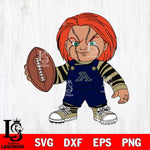 Akron Zips Chucky Horror 12 Svg Eps Dxf Png File, NCAA svg, Digital Download, Instant Download
