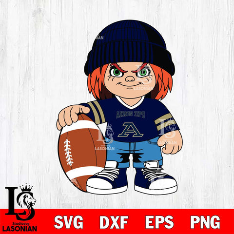 Akron Zips Chucky Horror 4 Svg Eps Dxf Png File, NCAA svg, Digital Download, Instant Download