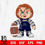 Akron Zips Chucky Horror 7 Svg Eps Dxf Png File, NCAA svg, Digital Download, Instant Download
