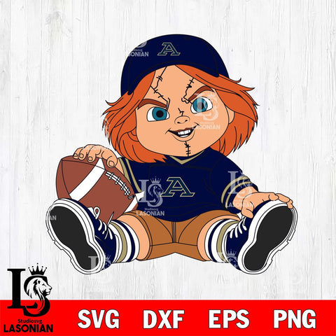Akron Zips Chucky Horror 8 Svg Eps Dxf Png File, NCAA svg, Digital Download, Instant Download