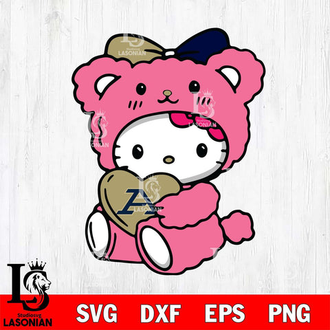 Akron Zips Cute Hello Kitty 3 Svg Eps Dxf Png File, Digital Download, Instant Download