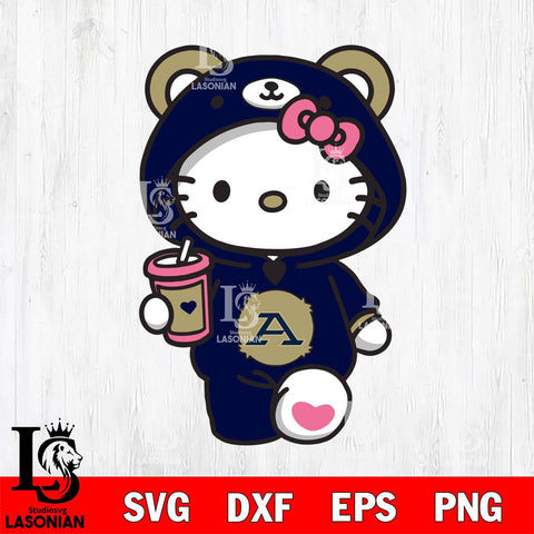 Akron Zips Cute Hello Kitty Svg Eps Dxf Png File, Digital Download, Instant Download