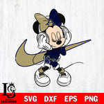 Akron Zips Cute Minnie Mouse Dancing Svg Eps Dxf Png File, NCAA svg, Digital Download, Instant Download