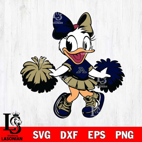 Akron Zips Daisy Duck Cheerleader Svg Eps Dxf Png File, NCAA svg, Digital Download, Instant Download
