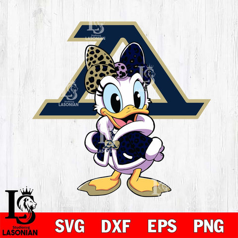 Akron Zips Fancy Daisy Duck Disney Svg Eps Dxf Png File, Digital Download, Instant Download