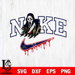 Akron Zips Ghostface Nike Svg Eps Dxf Png File, Digital Download, Instant Download