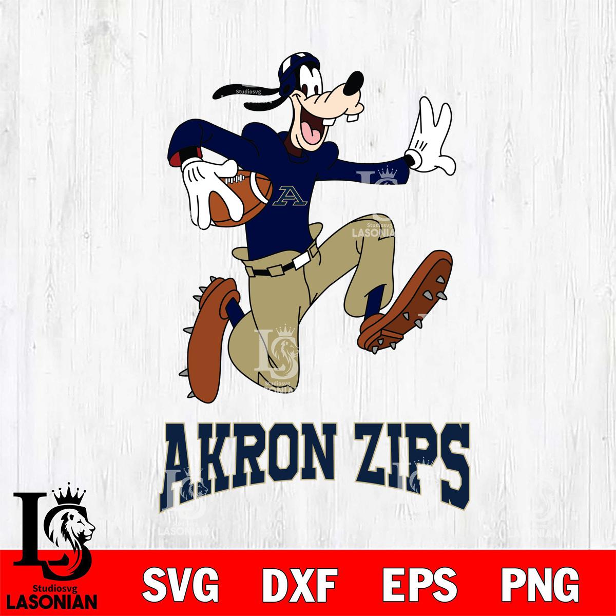 Akron Zips Goofy rugby Sport – lasoniansvg