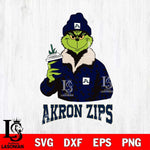 Akron Zips Grinch Leopard Svg Eps Dxf Png File, Digital Download, Instant Download
