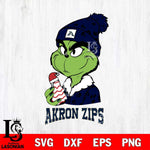 Akron Zips Grinch Tree Cake Svg Eps Dxf Png File, Digital Download, Instant Download