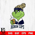 Akron Zips Grinch hat Svg Eps Dxf Png File, Digital Download, Instant Download