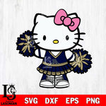 Akron Zips Hello Kitty Cheerleader 11 Svg Eps Dxf Png File, Digital Download, Instant Download