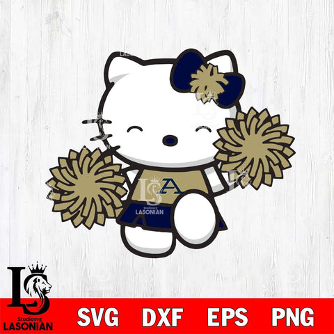 Akron Zips Hello Kitty Cheerleader Svg Eps Dxf Png File, Digital Download, Instant Download
