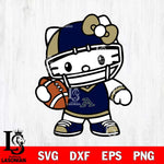 Akron Zips Hello Kitty sport 2 Svg Eps Dxf Png File, NCAA svg, Digital Download, Instant Download