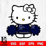 Akron Zips Hello Kitty sport 3 Svg Eps Dxf Png File, NCAA svg, Digital Download, Instant Download