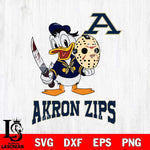 Akron Zips Jason Voorhees 12 Svg Eps Dxf Png File, Digital Download