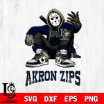 Akron Zips Jason Voorhees Halloween SVG Svg Eps Dxf Png File, Digital Download, Instant Download