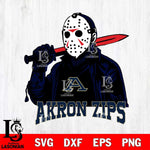 Akron Zips Jason Voorhees Horror 12 Svg Eps Dxf Png File, NCAA svg, Digital Download, Instant Download