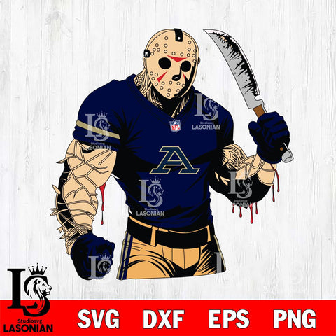 Akron Zips Jason Voorhees Horror 8 Svg Eps Dxf Png File, NCAA svg, Digital Download, Instant Download