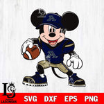 Akron Zips Mickey Mouse Svg Eps Dxf Png File, NCAA svg, Digital Download, Instant Download