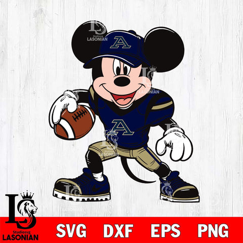 Akron Zips Mickey Mouse Svg Eps Dxf Png File, NCAA svg, Digital Download, Instant Download