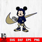 Akron Zips Mickey Wearing Hoodie Sport Svg Eps Dxf Png File, NCAA svg, Digital Download, Instant Download
