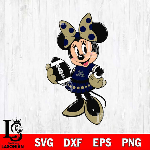 Akron Zips Minnie Mouse Svg Eps Dxf Png File, NCAA svg, Digital Download, Instant Download