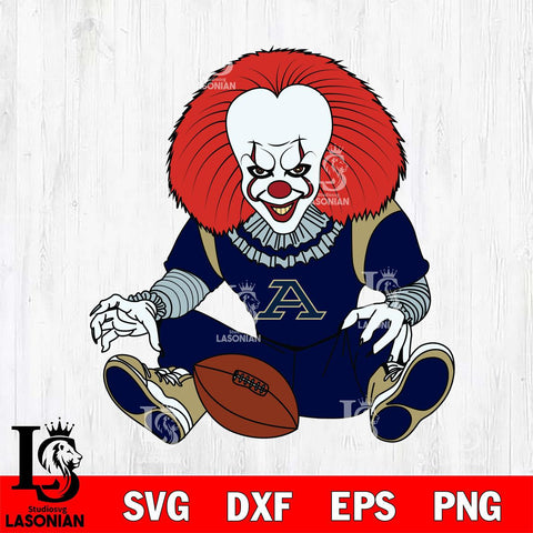 Akron Zips Pennywise Horror Sport 6 Svg Eps Dxf Png File, Digital Download