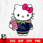 Akron Zips Pretty Hello Kitty Svg Eps Dxf Png File, Digital Download, Instant Download