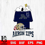 Akron Zips Snoopy Chill Football SVG DXF EPS PNG FILE,Snoopy File Cut, NCAA Digital Download,Instant Download,Christmas Silhouette