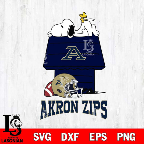 Akron Zips Snoopy Chill Football SVG DXF EPS PNG FILE,Snoopy File Cut, NCAA Digital Download,Instant Download,Christmas Silhouette