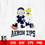Akron Zips Snoopy Dont mess with SVG DXF EPS PNG FILE,Snoopy File Cut, NCAA Digital Download,Instant Download,Christmas Silhouette