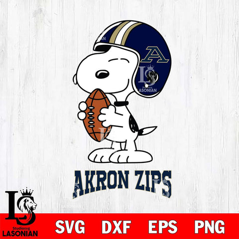 Akron Zips Snoopy Rugby Svg Eps Dxf Png File, NCAA svg , Digital Download , Instant Download, Cricut File
