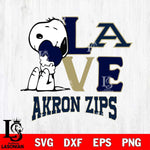 Akron Zips Snoopy Sport 10 Svg Eps Dxf Png File, Digital Download