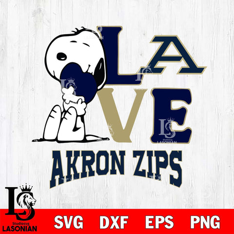 Akron Zips Snoopy Sport 10 Svg Eps Dxf Png File, Digital Download