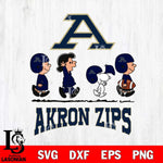 Akron Zips Snoopy Sport 12 Svg Eps Dxf Png File, Digital Download