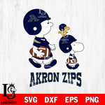 Akron Zips Snoopy Sport Svg Eps Dxf Png File, Digital Download