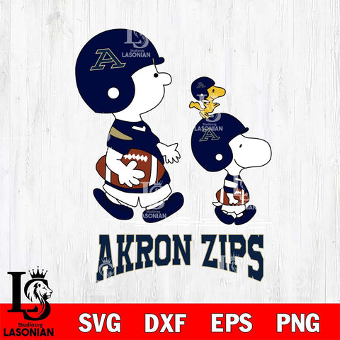 Akron Zips Snoopy Sport Svg Eps Dxf Png File, Digital Download