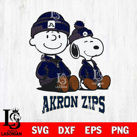 Akron Zips Snoopy Sport 6 Svg Eps Dxf Png File, Digital Download
