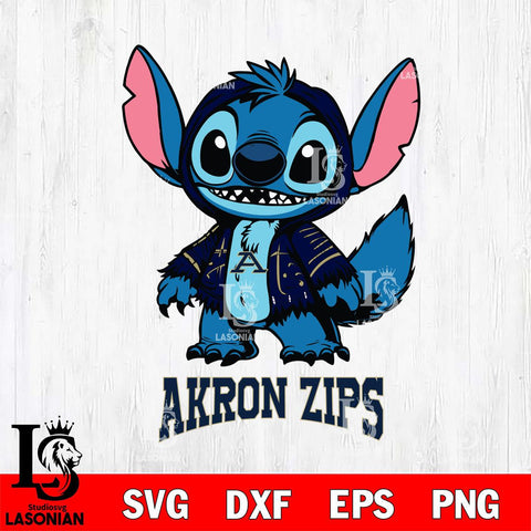 Akron Zips Stitch Halloween Svg Eps Dxf Png File, NCAA svg, Digital Download, Instant Download