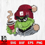 Alabama Crimson Tide Boujee Grinch 4 Svg Eps Dxf Png File, Digital Download, Instant Download