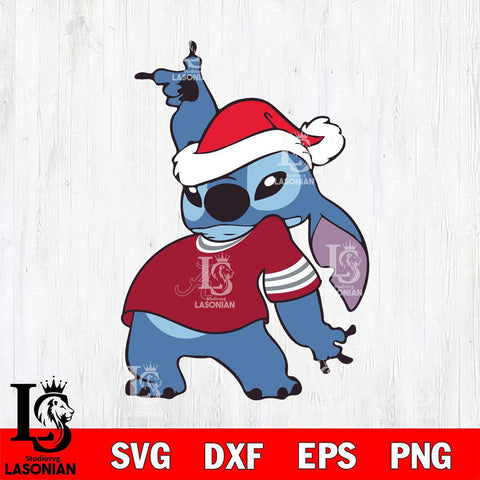 Alabama Crimson Tide Disney Lilo & Stitch Christmas Svg Eps Dxf Png File, Digital Download, Instant Download