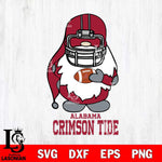 Alabama Crimson Tide Gnomes Christmas Svg Eps Dxf Png File, Digital Download, Instant Download