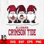 Alabama Crimson Tide Gnomes Coffee Svg Eps Dxf Png File, Digital Download, Instant Download