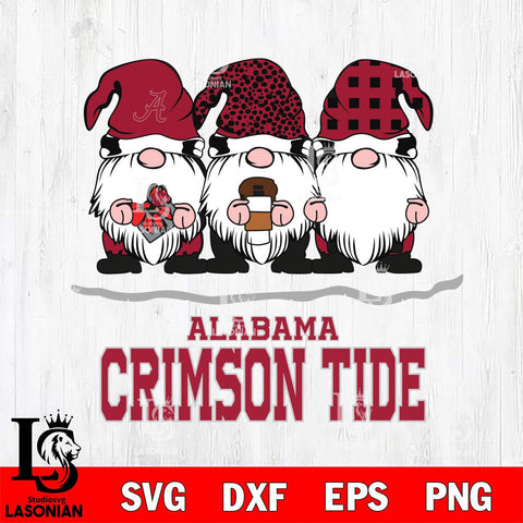 Alabama Crimson Tide Gnomes Coffee Svg Eps Dxf Png File, Digital Download, Instant Download