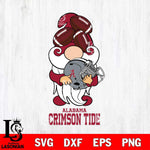 Alabama Crimson Tide Gnomes Helmet Svg Eps Dxf Png File, Digital Download, Instant Download