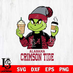 Alabama Crimson Tide Grinch 2 coffee Svg Eps Dxf Png File, Digital Download, Instant Download