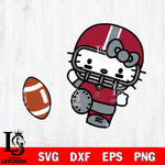 Alabama Crimson Tide Hello Kitty sport 12 Svg Eps Dxf Png File, NCAA svg, Digital Download, Instant Download